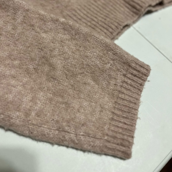 Club Monaco Cable Sleeve Alpaca Blend Sweater - Picture 8 of 11